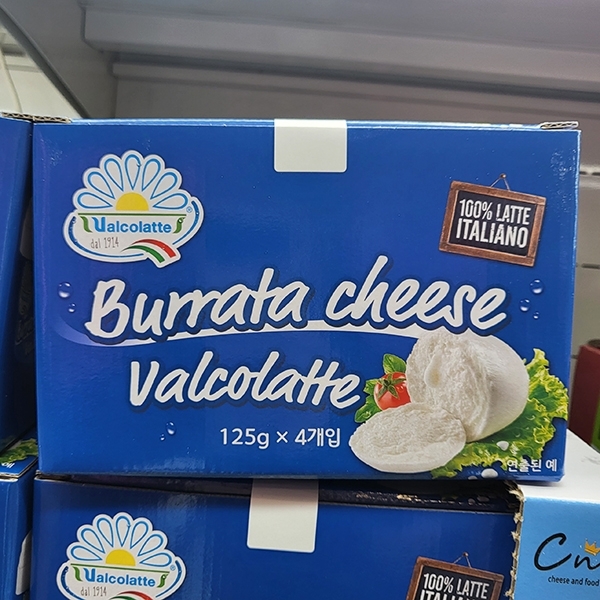 발콜라떼 부라타 치즈 125g x 4입