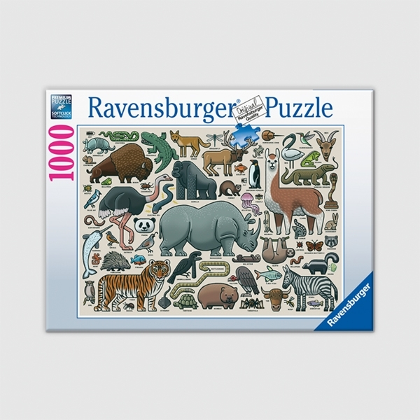 R168071 동물 도감 1000피스 퍼즐